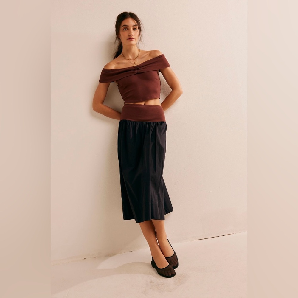 Free People Cooler in Capri Skirt Set